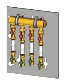 GE550Y113, Узлы многоквартирные, 1 1/4" x 3/4" /3 зон