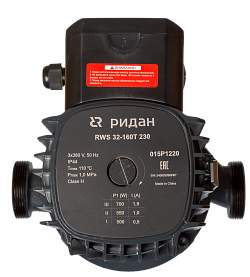 Насос циркуляционный 32-160T Ридан, RWS, DN 32, H=16 м, L=230 мм, Q...