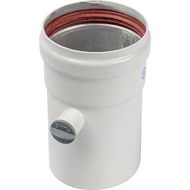 SCA-0080-010125 STOUT Элемент дымохода DN80 труба 125 мм п/м с реви...