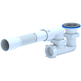 Сифон Ани д/душ. поддона регулируемый 1 1/2"*40 с г/т 40*50