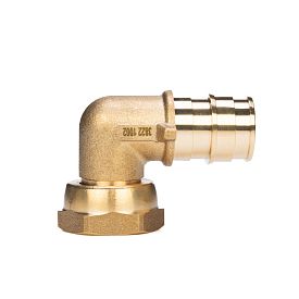 USYSTEMS угольник с накидной гайкой латунный для труб PE-Xa 20-G1/2...
