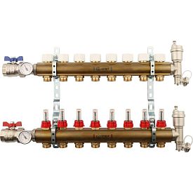 SMB 0473 000008 STOUT Распределительный коллектор из латуни с расхо...