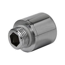 Переходник 1/2"х3/4" ш/ш с воздухоотводчиком, колпачком для п/с хром. СТМ ТЕРМО