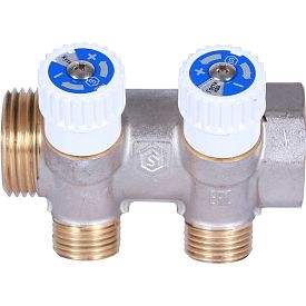 SMB 6852 011202 STOUT Коллектор распределительный 1", 2 отвода...