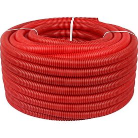 Труба гофрированная Royal Thermo 40 мм (для труб ф32 Pex ф25 МП), красная