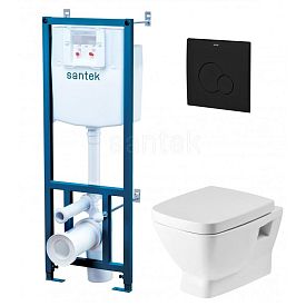 КОМПЛЕКТ: НЕО (ун,сид.DP SC, Clip up+инст.,кн. ЧЕРНАЯ) 1WH501776 SANTEK
