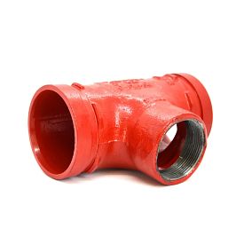 ТРОЙНИК ПЕРЕХОДНОЙ ПОД РЕЗЬБУ GROOVEX,TPR, Ду 150x65,2 1/2" - ...