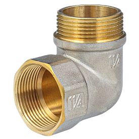 Угольник лат реборд Ду32 м/р никель Aquasfera 9006-04