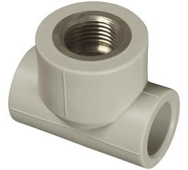 Тройник комб с вн резьбой 25*1/2" PPRC FD_СЕРЫЙ