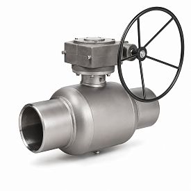 Кран шаровой Н/П приварной Energy с редуктором, LD, КШЦПР Ду150/125...