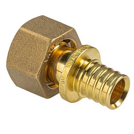 Муфта аксиальная с накидной гайкой 32(4,4)*1", латунь, Valtec...