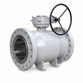 Кран шаровой полнопроходной фланцевый с редуктором LD, КШЦФР, Ду400...
