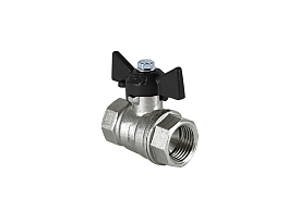 Кран шаровой латунный VALFEX DeltaPro для ВОДЫ 3/4" ВР/ВР бабо...