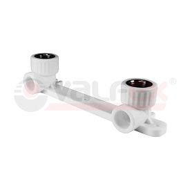 Комплект настенный для смесителя 25х1/2" в. р. (12/3) (Valfex) БЕЛЫЙ