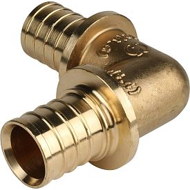 SFA-0007-000016 STOUT Угольник 90° 16 для труб из сшитого полиэ...