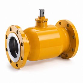 Кран шаровой газовый П/П фланцевый под электропривод LD, КШЦФЭ Gas,...