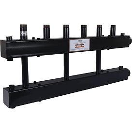 Коллектор д/котел ст 1 1/2" вн/р 3к 1" н/р 125мм ASKON 25M/125/40/3D