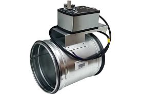 Регулирующая заслонка TECHNO TKD160-SC-03DN/24V круглая, d= 160мм...
