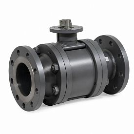 Кран шаровый КШРФЭ Ду 100/80, Ру1,6, Ст20, разборный, фланцевый...