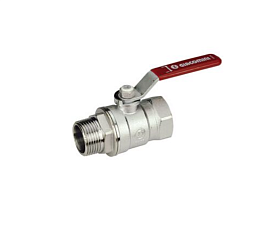 Кран шаровой Giacomini R254DL 3/8" Ду 10 Ру42 латунный хромиро...