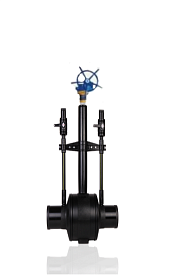 WOTTSON WVS315G Кран шаровой ПЭ Полнопроходной PE100, -315 с редукт...