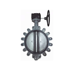 Затвор дисковый Giacomini R59FLХ Ду 450 Ру16 чугунный межфланцевый ...