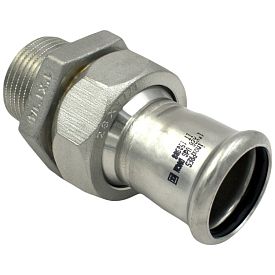 Муфта разъем нерж AISI 316L Дн28х1" пресс/НР Inoxpres RM 184028002I
