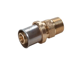 RM107Y099, Прямой фитинг с нар. резьбой, 2 1/2" x (75x5)