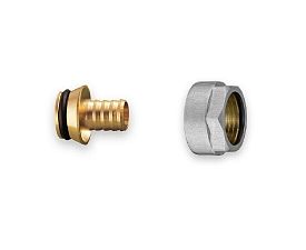 USYSTEMS зажимной адаптер Flex-X латунный PE-X 20x2,0-3/4"ВР Евроконус '50Ф