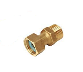 P15Y016, Отвод с накидной гайкой с наружной резьбой, 1"Fx3/4"M