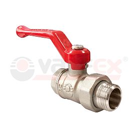 Кран шаровой VALFEX 1 " Ду 25 Ру 25 латунный никелированный ,с...
