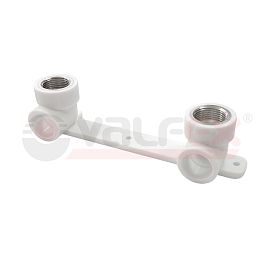 Комплект настенный для смесителя 25х1/2" в.р. PRO (12/3) (Valfex) БЕЛЫЙ