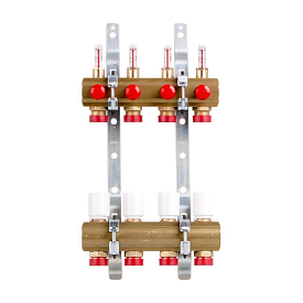 R553FZY044, Сборный коллекторный узел с расходомерами, 1" x 3/4"E /4