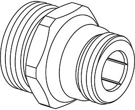 USYSTEMS ниппель переходной Smart Radi G3/4"НР-G1/2"НР Ев...