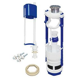 Арматура д/бачка набор н/под хр кноп 1реж универ РБМ АС-17.1М