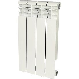 ROMMER Profi 500 (AL500-80-80-100) 4 секции радиатор алюминиевый (RAL9016)