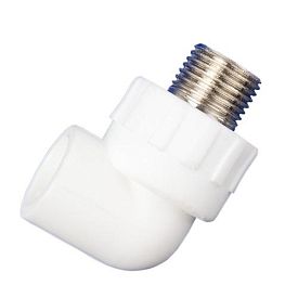 Угольник PPRC c НР 20х1/2 MeerPlast