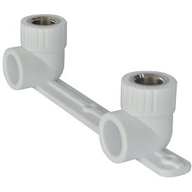 Планка PP-R бел монтаж Дн25х1/2" ВР Ру25 п/смесит РосТурПласт 10702