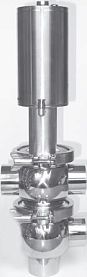СЕДЕЛЬНЫЙ КЛАПАН УГЛОВОЙ NIOB FLUID 4734 C - P45 DN 32 PN 16 ПНЕВМА...