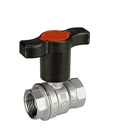 Кран шаровой Giacomini R851TH 1/2" Ду 15 Ру 35 латунный хромир...