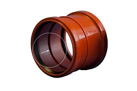 Муфта двухраструбная ПП 110 "Политэк" (наруж.)