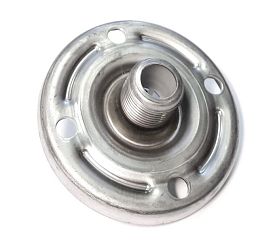 Контрфланец Wester, D 90, 1", со штуцером, оцинк, 0-14-3230