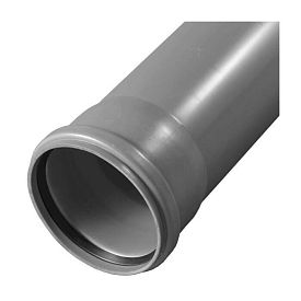 Труба BASE ф110 с раструбом L=0.75 м, (20) (Valfex)
