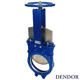 Задвижка шиберная Dendor K51GV Ду1000 Ру10 межфланцевая стальная, E...