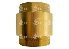 Клапан обратный прижинный STI Ду 50 Ру 16 муфтовый ВР/ВР, латунный,...