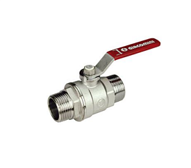 Кран шаровой Giacomini R253DL 3/8" Ду 10 Ру42 латунный хромиро...