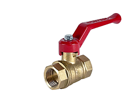 Кран шаровой латунный VALFEX DeltaPro для ВОДЫ 1/2" ВР/ВР ручк...