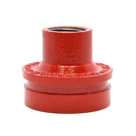 ПЕРЕХОД ПОД РЕЗЬБУ GROOVEX,PR,Ду 100х40 ,4"x1 1/2" (114х48мм) ,PR11448