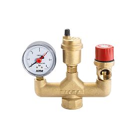 Группа безопасности котла Icma GS02 1" 3бар латунная 91GS02OO20