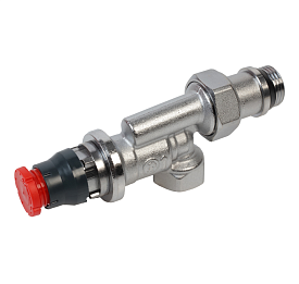 R415DBX033, Угловой осевой динамический термостатический клапан, 1/2"